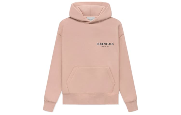 Fear of God Essentials FW21 Kids Pullover Hoodie Matte Blush - изображение 2