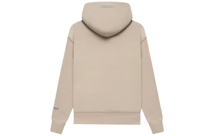 Fear of God Essentials FW21 Kids Pullover Hoodie StringTan Logo - изображение 2