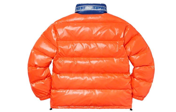 Зимняя куртка Supreme Shiny Reversible Puffy Jacket - изображение 4