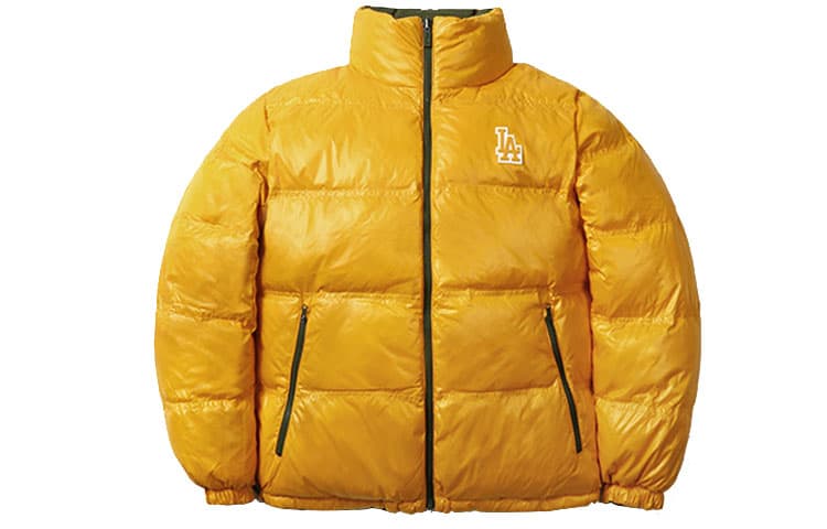 Зимняя куртка MLB Dodgers Reversible Puffer Jacket Green - изображение 3