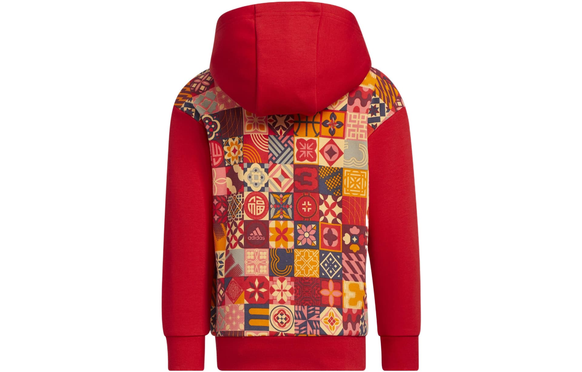 adidas Lunar New Year Hoodie Set Kids Red - изображение 3