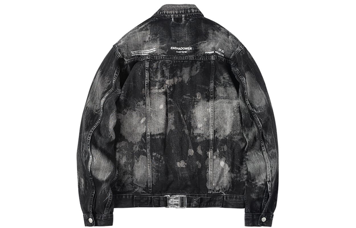 Джинсовая куртка ENSHADOWER Denim Jacket Black - изображение 2