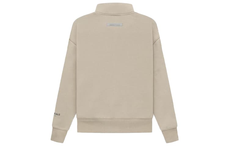 Fear of God Essentials FW21 Kids Pullover Mockneck StringTan Logo - изображение 2