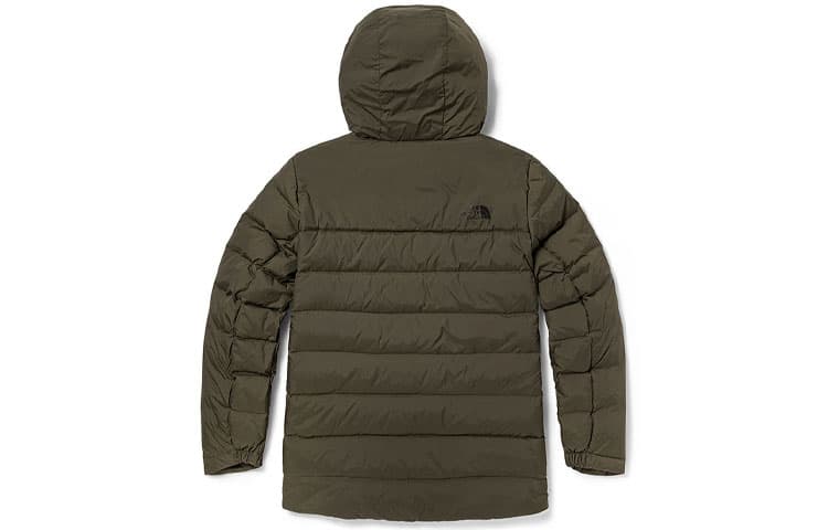 Зимняя куртка The North Face 550 Hoodie Down Jacket Green - изображение 2