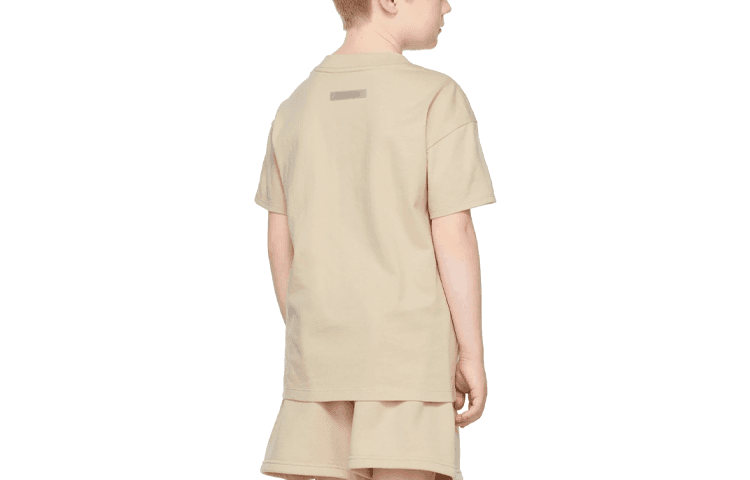 Футболка Fear of God Essentials FW21 Kids BeigeLinen Logo T-Shirt LogoT - изображение 2
