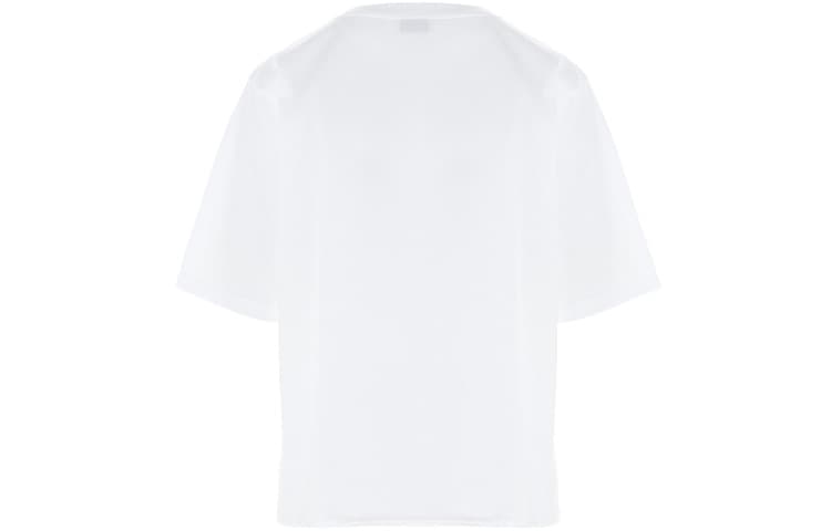 Футболка Saint Laurent SS21 Logo T-Shirt White - изображение 2