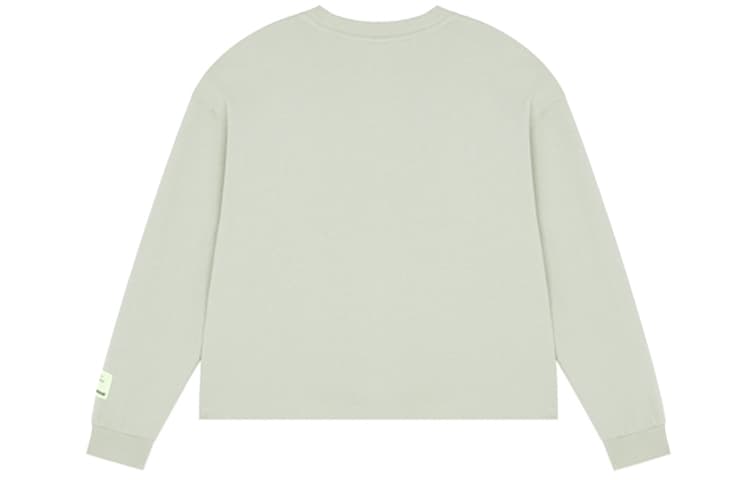 Кофта New Balance Embroidered Logo Knit Crewneck Long Sleeve Tee Women Light Green - изображение 2