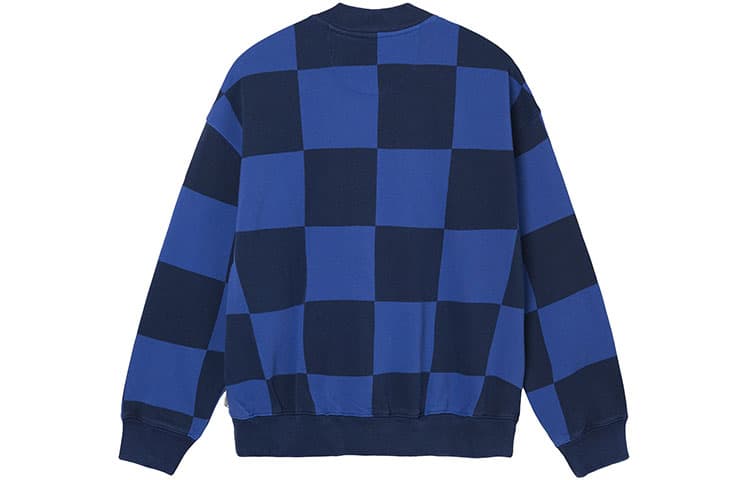 Худи Stussy FW21 Blur Checker Fleece Mock Neck - изображение 2