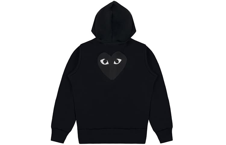 Худи CDG Play Black Heart Logo Hoodie - изображение 2