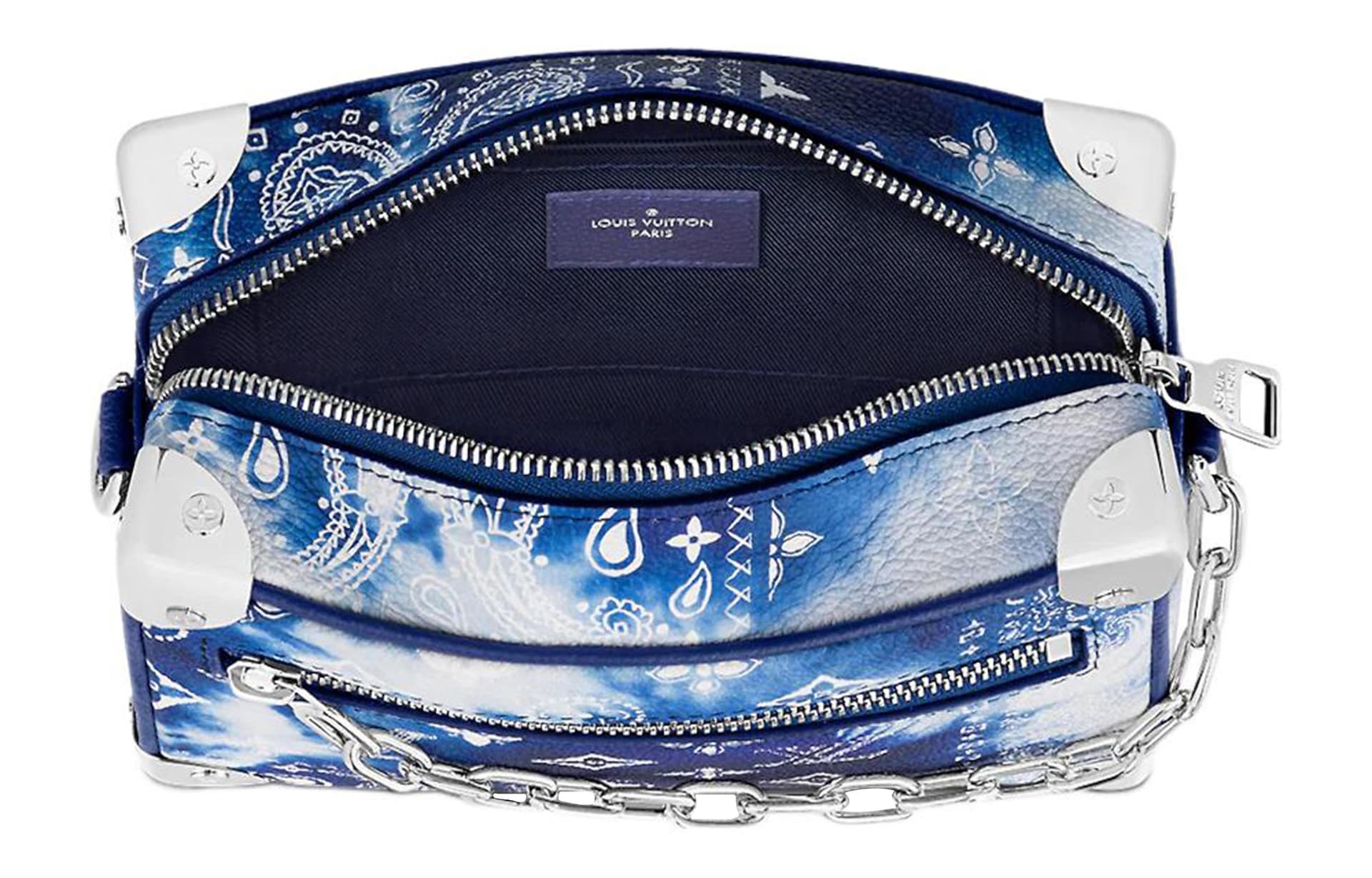 Сумка через плечо Louis Vuitton Soft Trunk Tie-Dye Blue - изображение 3
