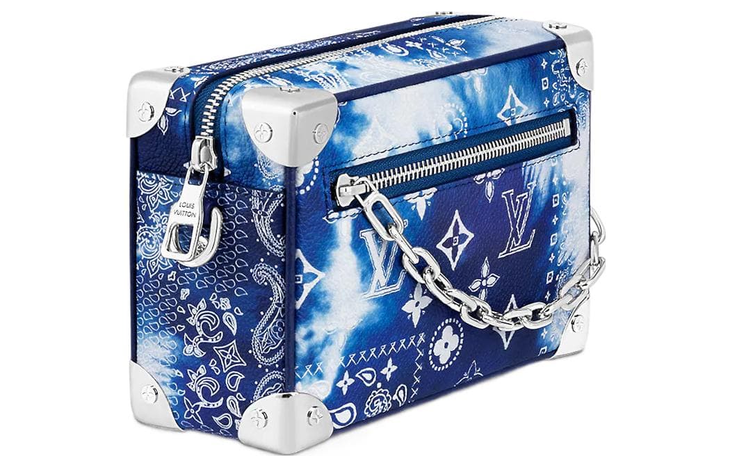 Сумка через плечо Louis Vuitton Soft Trunk Tie-Dye Blue - изображение 2
