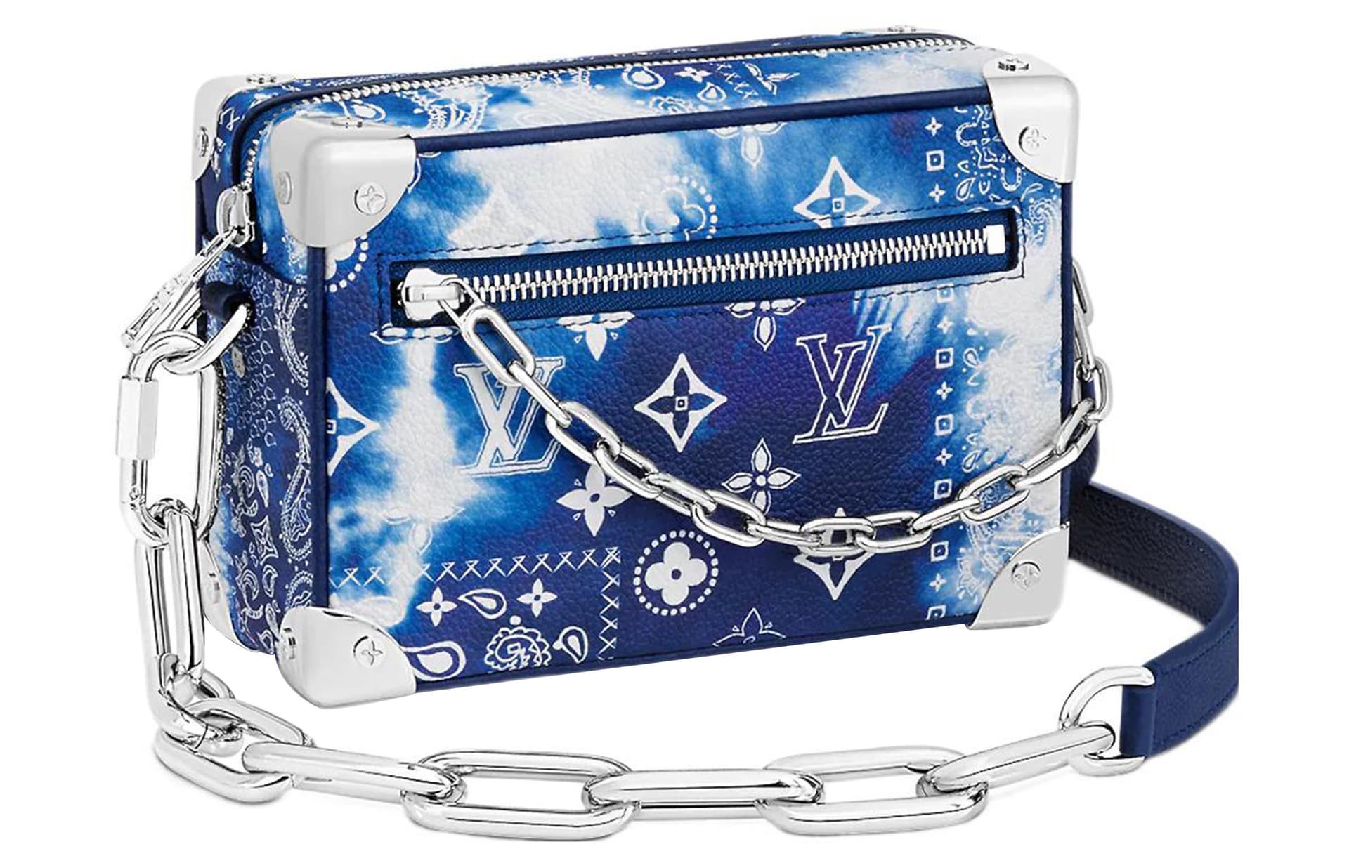 Сумка через плечо Louis Vuitton Soft Trunk Tie-Dye Blue - изображение 1