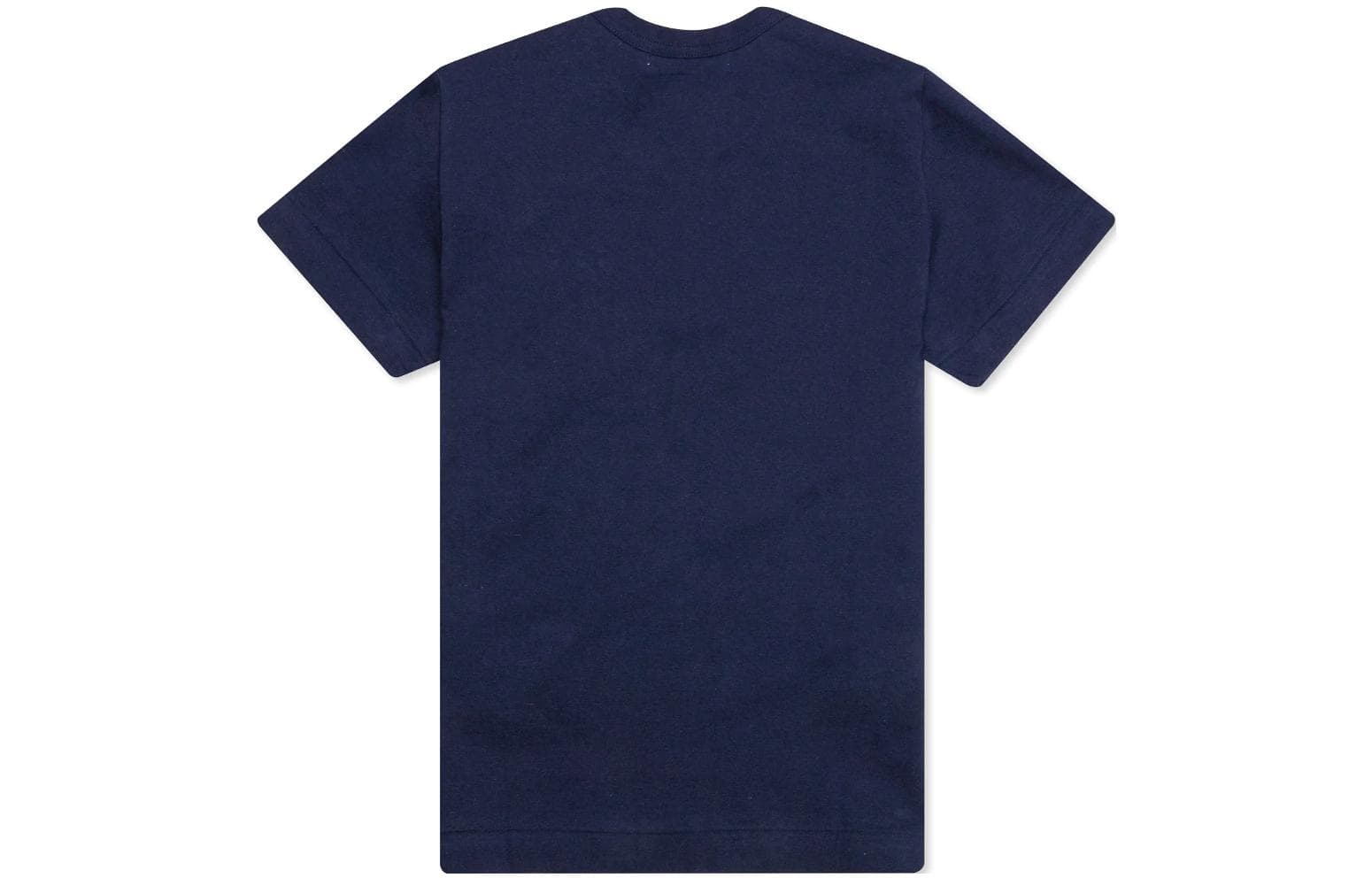 Футболка CDG Play Double Heart T-Shirt Navy - изображение 2