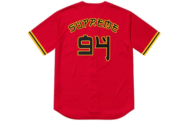 Бомбер Supreme SS19 Red Rum Baseball Jersey - изображение 2