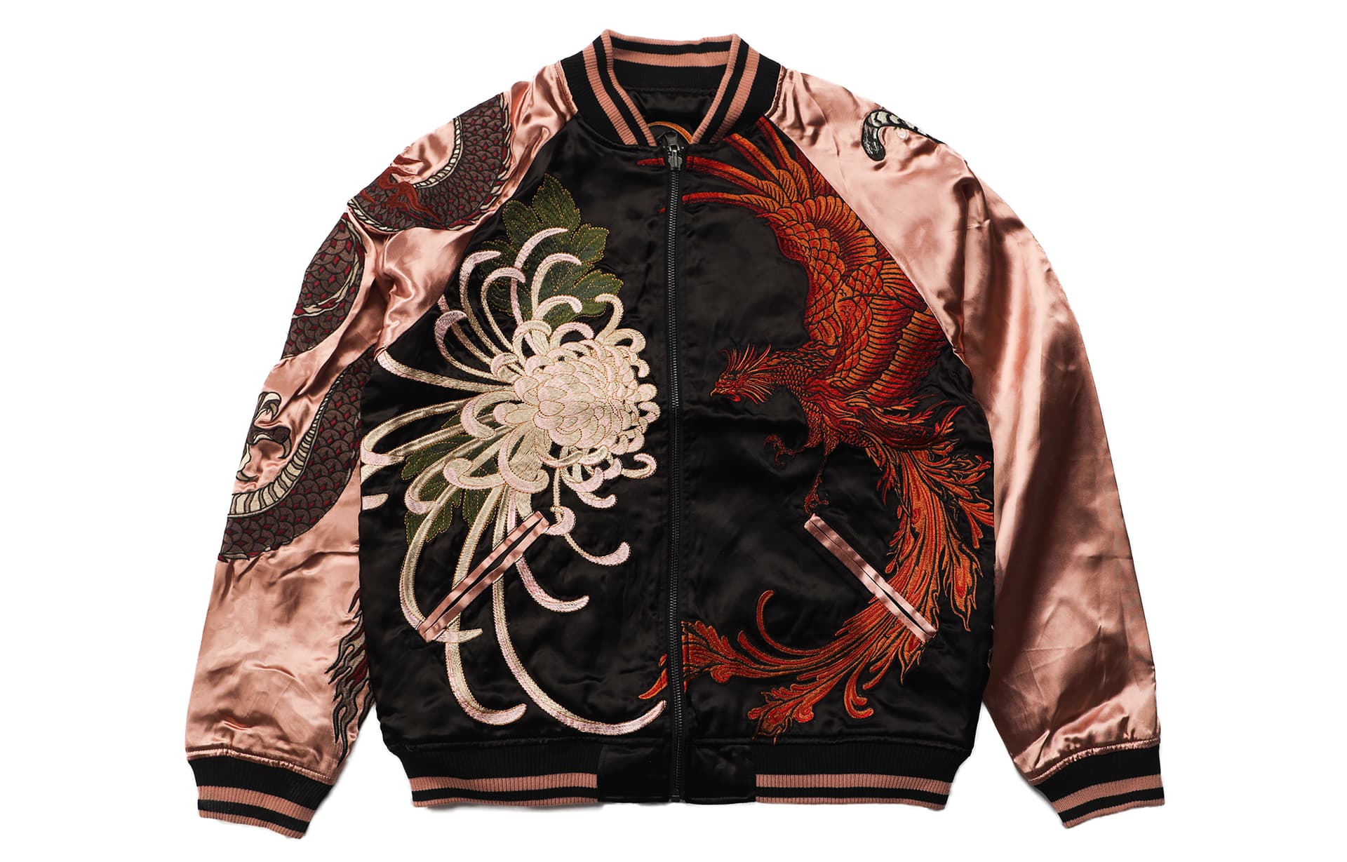 Бомбер Sansheng Bomber Jacket Black Gold - изображение 2