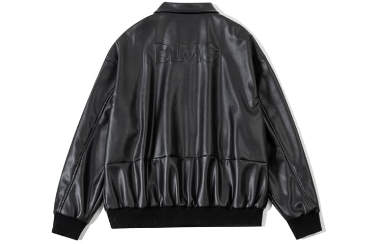 Кожаная куртки DIMC Jacket Black - изображение 2