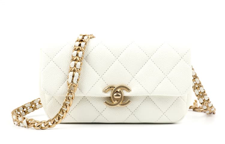 Сумка через плечо Chanel 22P White - изображение 1