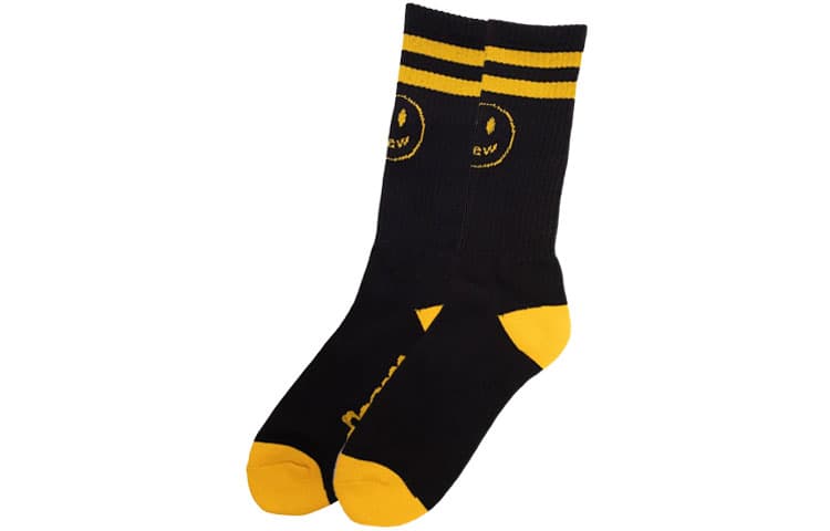 Носки Drew House logo 2 pack mascot stripe socksblackwhite 2 - изображение 4