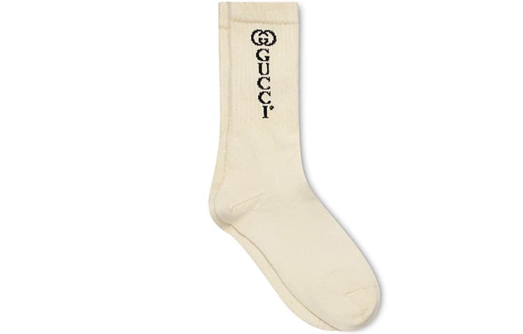 Носки GUCCI Белые Унисекс Носки Crew - изображение 2
