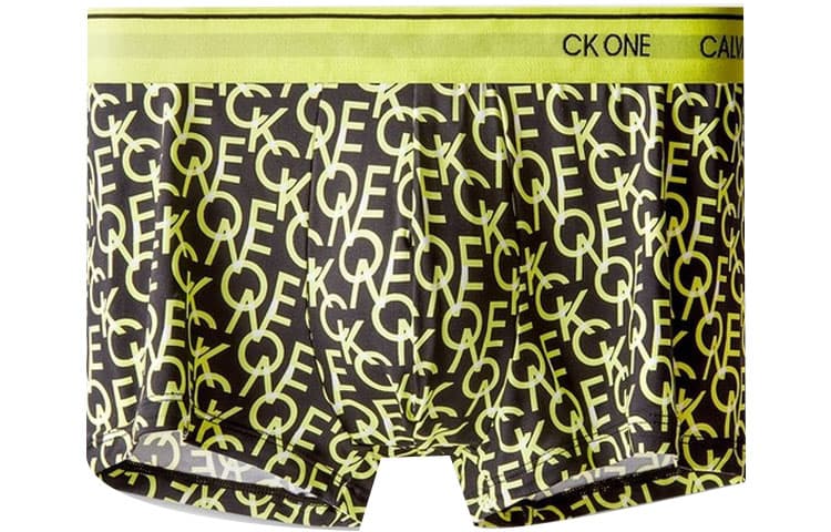 Трусы Calvin Klein Logo Print Low Rise Boxer Brief Yellow - изображение 1