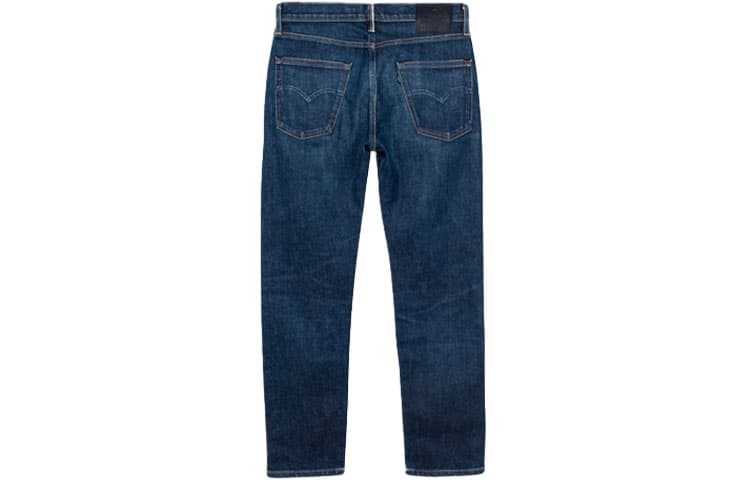 Штаны Levi's High Waist Straight Jeans Blue — фото 2