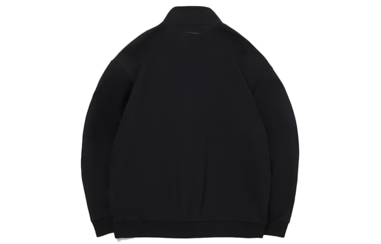 LiNing Sports Fashion Zip Sweatshirt Set Black - изображение 4