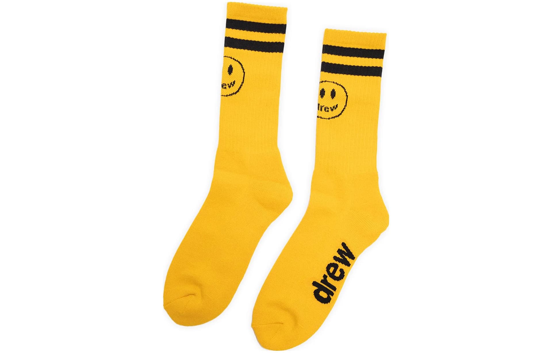 Носки Drew House pack mascot strip socks blackgolden yellow 2 - изображение 3