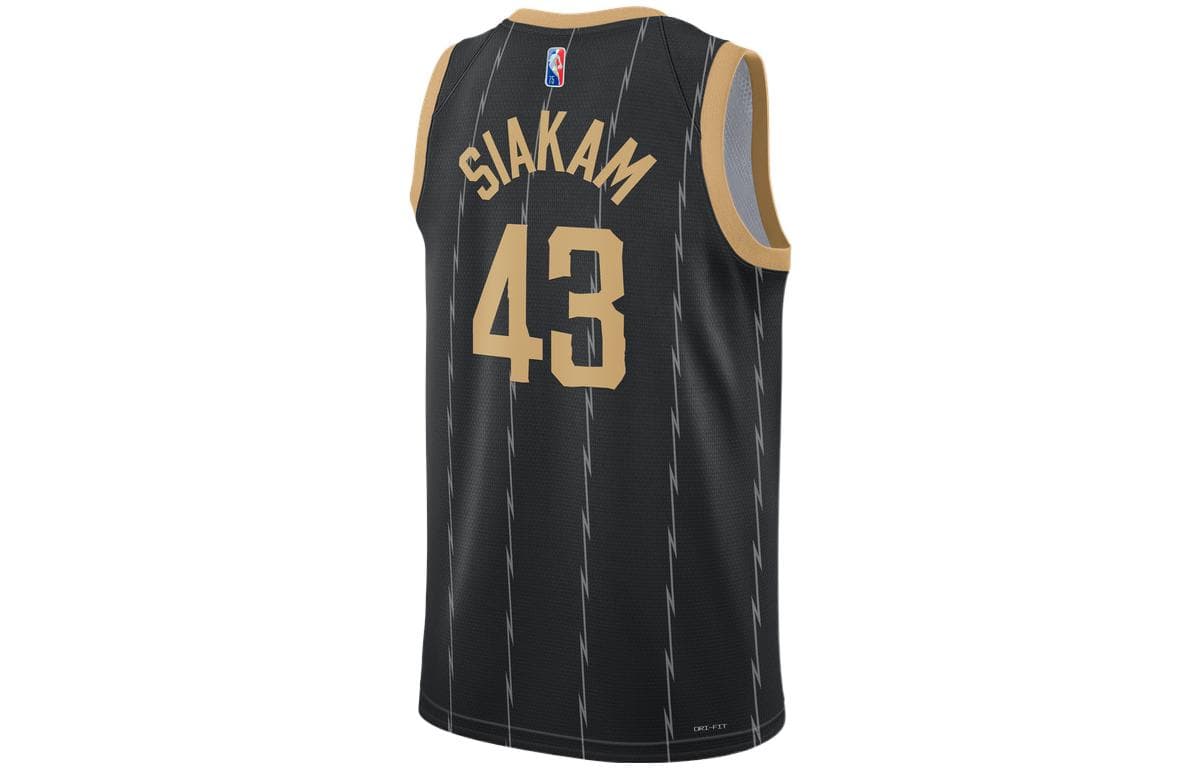 Баскетбольная майка Nike NBA Toronto Raptors Siakam 43 Jersey Black - изображение 2