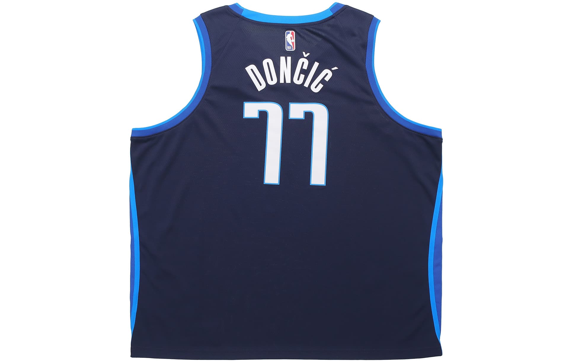 Баскетбольная майка Nike NBA Mavericks Doncic 77 Navy - изображение 2