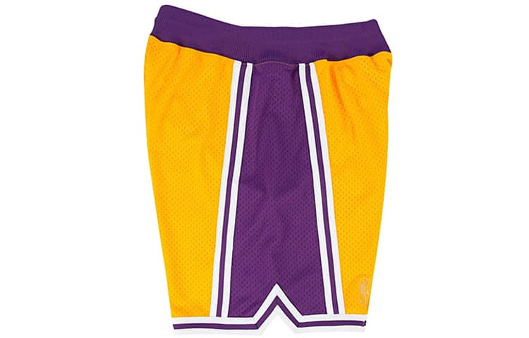 Баскетбольные шорты Mitchell & Ness 96-97 Lakers Retro Basketball Shorts - изображение 2
