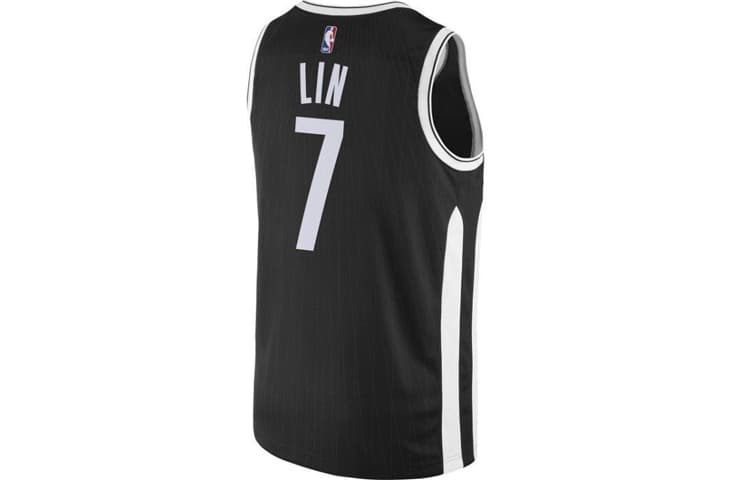 Баскетбольная майка Nike NBA Jeremy Lin City Edition Swingman Jersey Black - изображение 2