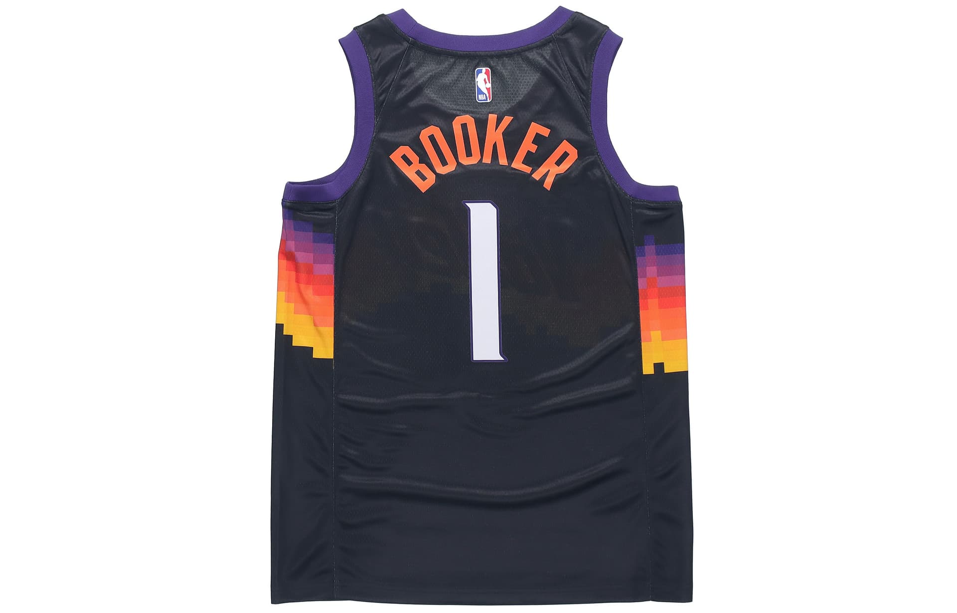 Баскетбольная майка Nike NBA Swingman Jersey Booker 1 Black - изображение 2