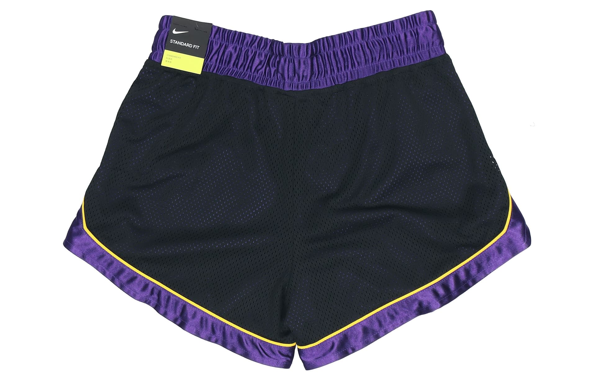 Nike NBA Los Angeles Lakers Basketball Shorts Women's Black - изображение 2