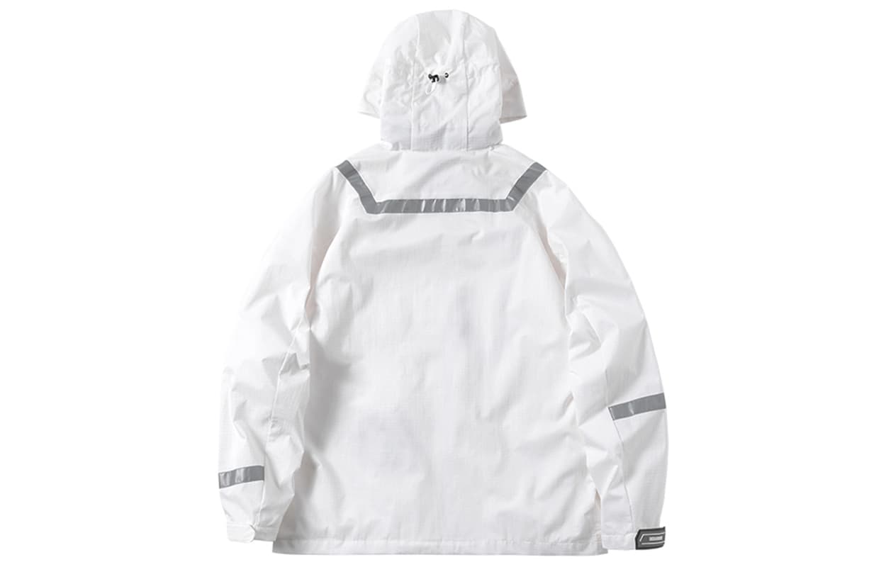 Демисезонная куртка ENSHADOWER Reflective Hooded Jacket White - изображение 2