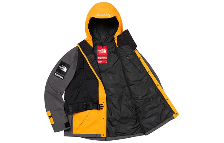 Демисезонная куртка Supreme x The North Face SS20 Jacket Yellow - изображение 3