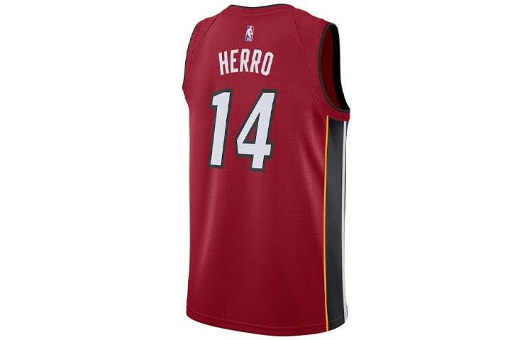 Баскетбольная майка Nike NBA Miami Heat Herro Jersey Red - изображение 2