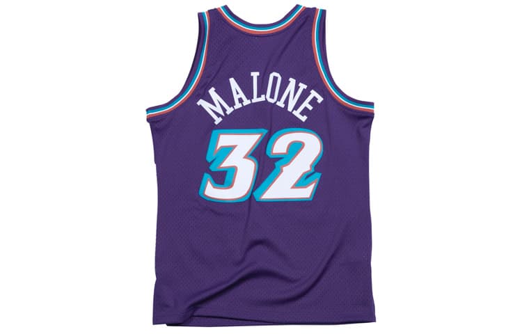 Баскетбольная майка Mitchell & Ness NBA 96-97 Jazz Malone 32 Jersey - изображение 2
