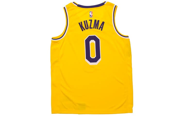 Баскетбольная майка Nike NBA Swingman Jersey Lakers Kuzma 0 Yellow - изображение 2