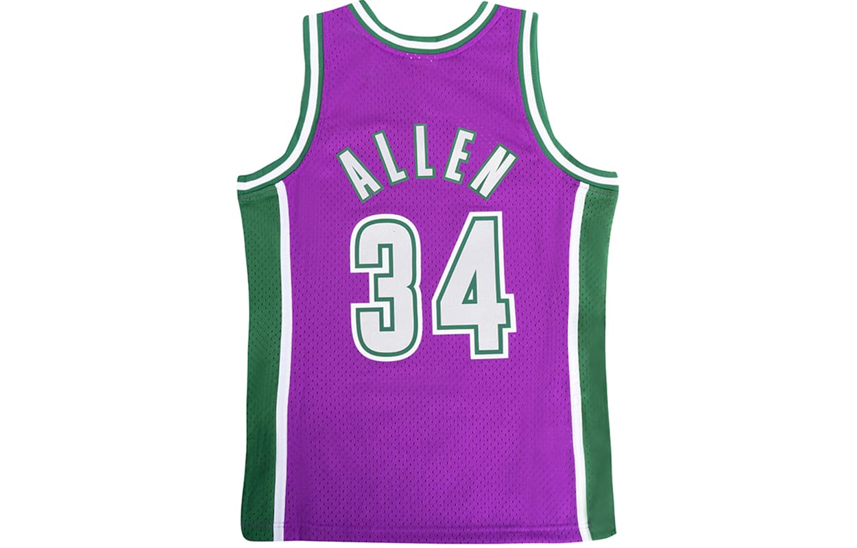 Баскетбольная майка Mitchell Ness NBA SW 01-02 34 - изображение 2