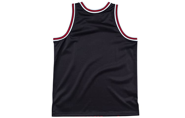 Баскетбольная майка Mitchell & Ness Big Face Bulls Black - изображение 2