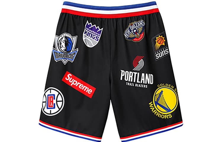 Баскетбольные шорты Nike x Supreme Teams Authentic Black - изображение 2