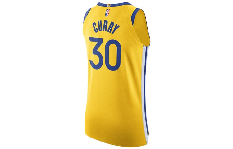 Баскетбольная майка Nike NBA Jersey Golden State Warriors Curry Yellow - изображение 2