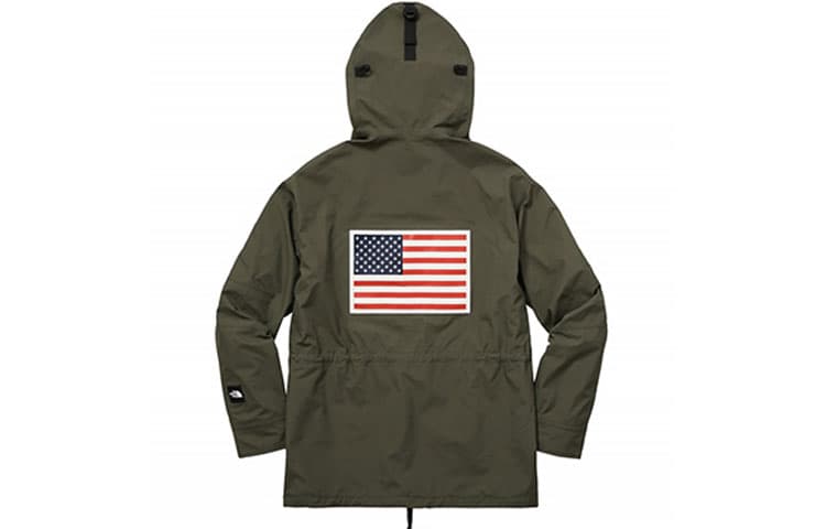 Демисезонная куртка Supreme x The North Face SS17 Olive Jacket - изображение 2