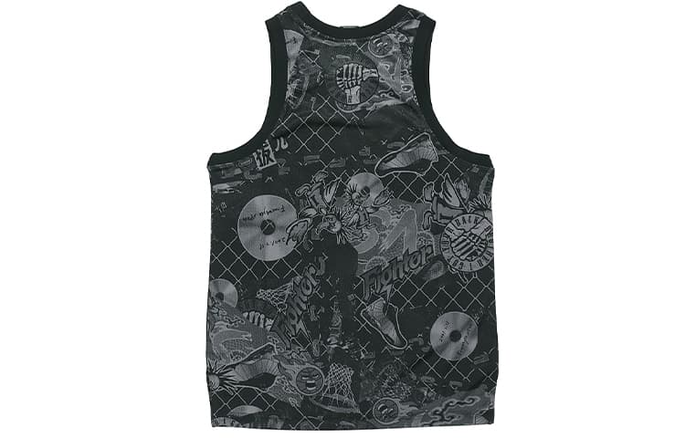 Баскетбольная майка Nike Street Graffiti Basketball Vest Black - изображение 2