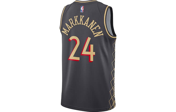 Баскетбольная майка Nike NBA Chicago Bulls Markkanen 24 Jersey Anthracite - изображение 2