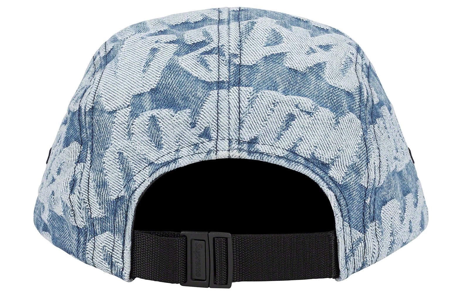 Кепка Supreme Week 13 Fat Tip Jacquard Denim Camp Cap - изображение 2