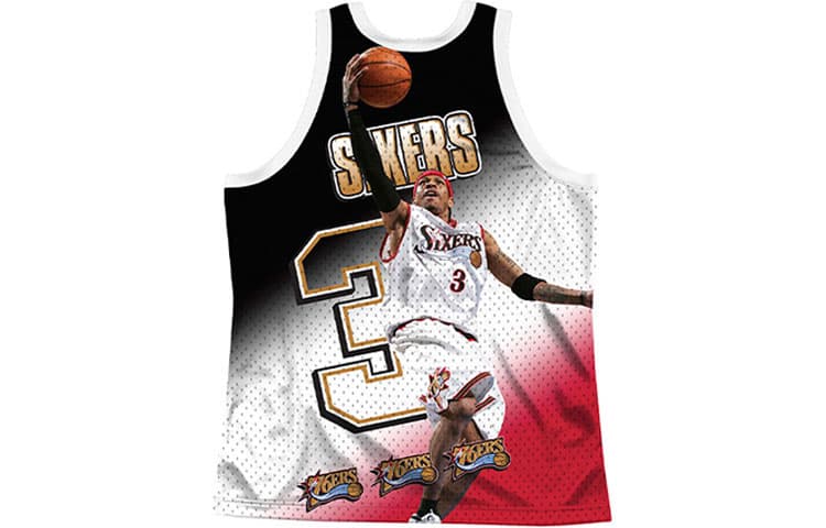 Баскетбольная майка Mitchell Ness NBA 76 3 - изображение 2