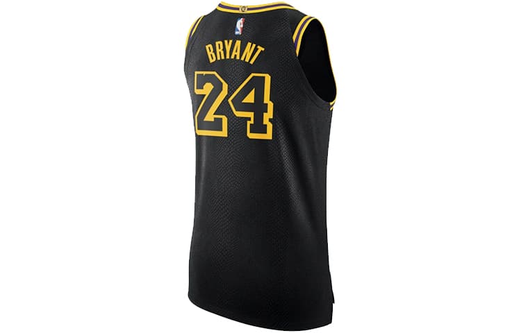 Баскетбольная майка Nike NBA Lakers City Edition Kobe Bryant Authentic Jersey Black - изображение 2