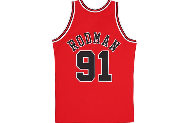 Баскетбольная майка Mitchell Ness NBA AU 97-98 91 - изображение 2