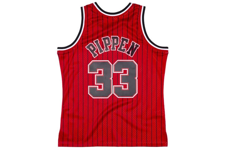 Баскетбольная майка Mitchell Ness SW 95-96 33 - изображение 2
